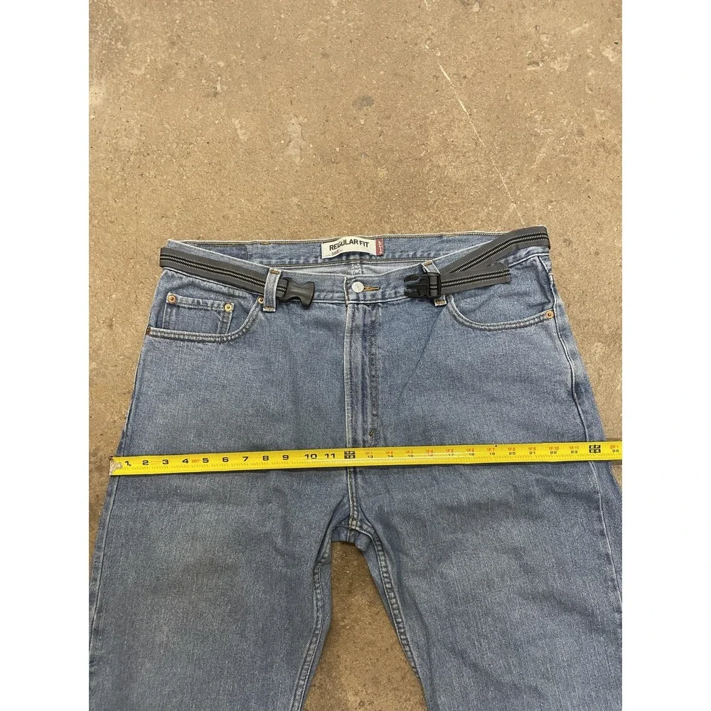 Levis 505‎ Jeans Mens 40x30 Blue Regular Fit Straight Leg Zip Fly Medium Wash